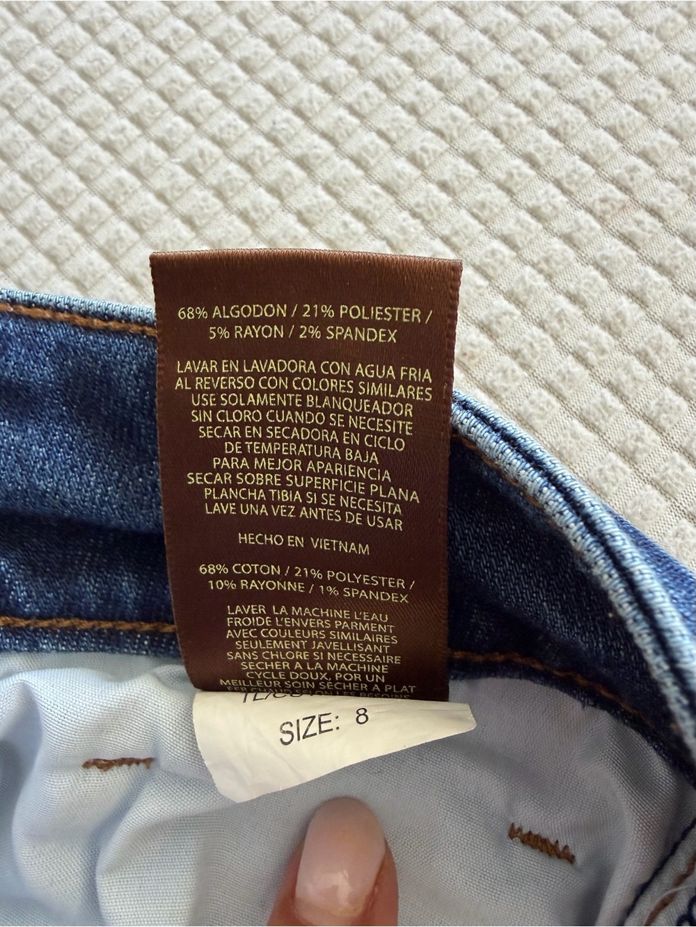 KUT from the KLOTH- Lucy Wide Leg medium wash Jeans size 8 Women’s color Ione - Picture 10 of 10